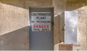 Picture of a chlorination plant